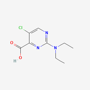 5-Chloro-2-(diethylamino)pyrimidine-4-carboxylic acid