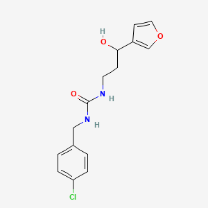 1-(4-Chlorobenzyl)-3-(3-(furan-3-yl)-3-hydroxypropyl)urea