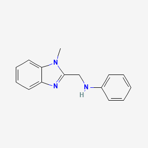 (1-Methyl-1H-benzoimidazol-2-ylmethyl)-phenyl-amine