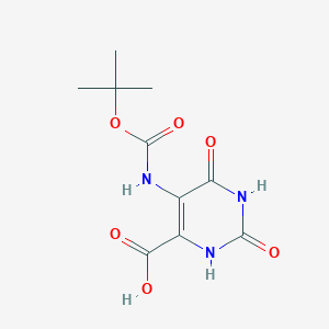 5-[(2-methylpropan-2-yl)oxycarbonylamino]-2,4-dioxo-1H-pyrimidine-6-carboxylic acid