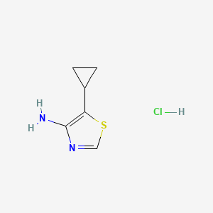 5-Cyclopropyl-1,3-thiazol-4-amine hydrochloride