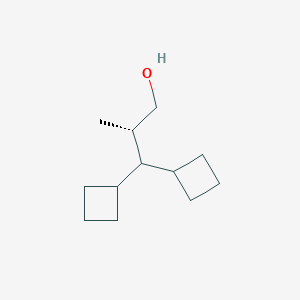 molecular formula C12H22O B2665061 (2S)-3,3-Di(cyclobutyl)-2-methylpropan-1-ol CAS No. 2248188-04-5