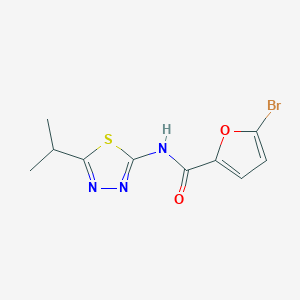 molecular formula C10H10BrN3O2S B2665077 5-bromo-N-(5-isopropyl-1,3,4-thiadiazol-2-yl)furan-2-carboxamide CAS No. 919211-74-8