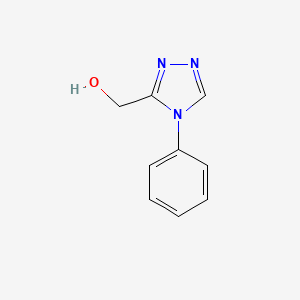 molecular formula C9H9N3O B2665145 (4-phenyl-4H-1,2,4-triazol-3-yl)methanol CAS No. 138624-62-1