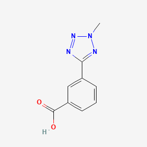molecular formula C9H8N4O2 B2665151 3-(2-methyl-2H-tetrazol-5-yl)benzoic acid CAS No. 919021-50-4
