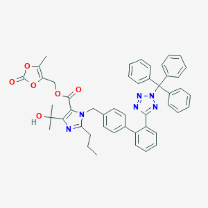 molecular formula C48H44N6O6 B026652 N2-Tritylolmesartan medoxomil CAS No. 1020157-01-0