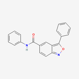 molecular formula C20H14N2O2 B2665276 N,3-diphenyl-2,1-benzoxazole-5-carboxamide CAS No. 887349-24-8