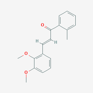 B2665324 (2E)-3-(2,3-Dimethoxyphenyl)-1-(2-methylphenyl)prop-2-en-1-one CAS No. 869475-97-8