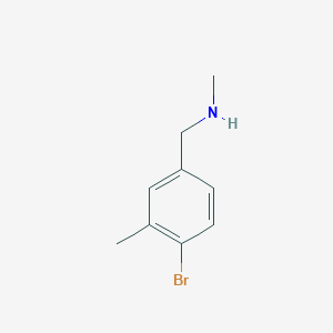 B2665334 (4-Bromo-3-methyl-benzyl)-methyl-amine CAS No. 149104-95-0