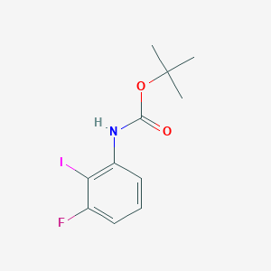 molecular formula C11H13FINO2 B2665335 tert-Butyl (3-fluoro-2-iodophenyl)carbamate CAS No. 1876444-72-2