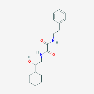 molecular formula C18H26N2O3 B2665428 N1-(2-cyclohexyl-2-hydroxyethyl)-N2-phenethyloxalamide CAS No. 1351613-92-7