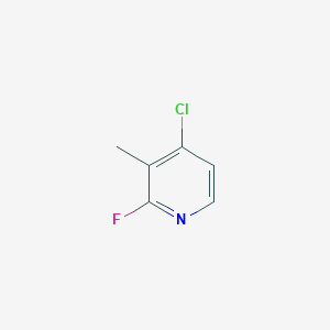 molecular formula C6H5ClFN B2665449 4-Chloro-2-fluoro-3-methylpyridine CAS No. 1227598-39-1