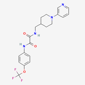 N1-((1-(pyridin-3-yl)piperidin-4-yl)methyl)-N2-(4-(trifluoromethoxy)phenyl)oxalamide