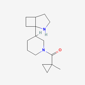 [3-(2-Azabicyclo[3.2.0]heptan-1-yl)piperidin-1-yl]-(1-methylcyclopropyl)methanone
