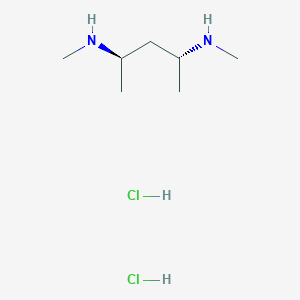 (2R,4R)-2-N,4-N-Dimethylpentane-2,4-diamine;dihydrochloride