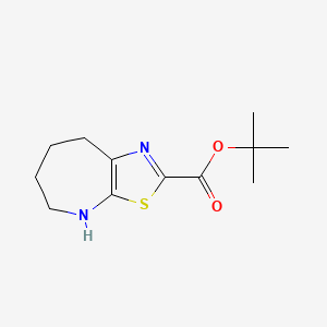 B2665541 Tert-butyl 5,6,7,8-tetrahydro-4H-[1,3]thiazolo[5,4-b]azepine-2-carboxylate CAS No. 2248298-14-6