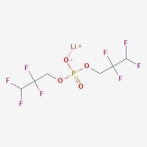 Lithium;bis(2,2,3,3-tetrafluoropropyl) phosphate