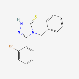 4-benzyl-5-(2-bromophenyl)-4H-1,2,4-triazole-3-thiol