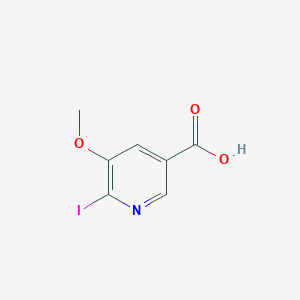 6-Iodo-5-methoxynicotinic acid
