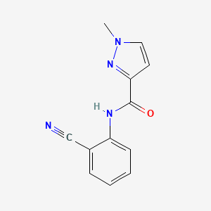 N-(2-cyanophenyl)-1-methyl-1H-pyrazole-3-carboxamide