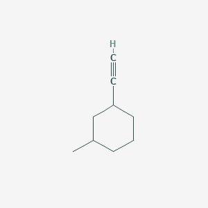 molecular formula C9H14 B2665680 1-Ethynyl-3-methylcyclohexane CAS No. 1564887-06-4