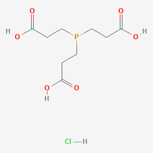 molecular formula C6H12Cl3O4P<br>(ClCH2CH2O)3PO<br>C9H16ClO6P B026657 盐酸三(2-羧乙基)膦 CAS No. 51805-45-9