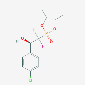 B2665732 Diethyl (2-(4-chlorophenyl)-1,1-difluoro-2-hydroxyethyl)phosphonate CAS No. 1093490-20-0