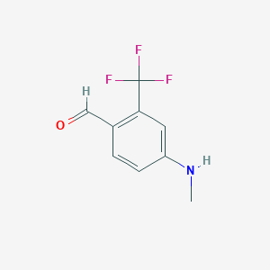 4-(Methylamino)-2-(trifluoromethyl)benzaldehyde