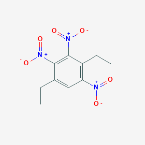 molecular formula C10H11N3O6 B2665790 1,4-Diethyl-2,3,5-trinitrobenzene CAS No. 1363844-94-3