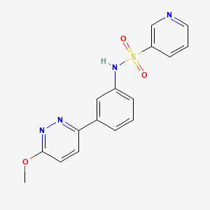 B2665900 N-(3-(6-methoxypyridazin-3-yl)phenyl)pyridine-3-sulfonamide CAS No. 903280-00-2
