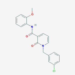1-(3-chlorobenzyl)-N-(2-methoxyphenyl)-2-oxo-1,2-dihydropyridine-3-carboxamide