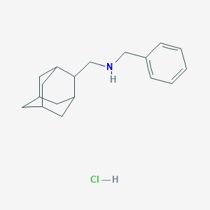 molecular formula C18H26ClN B2665951 [(adamantan-2-yl)methyl](benzyl)amine hydrochloride CAS No. 2126178-42-3