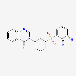 3-(1-(benzo[c][1,2,5]thiadiazol-4-ylsulfonyl)piperidin-3-yl)quinazolin-4(3H)-one