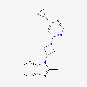 1-[1-(6-Cyclopropylpyrimidin-4-yl)azetidin-3-yl]-2-methylbenzimidazole