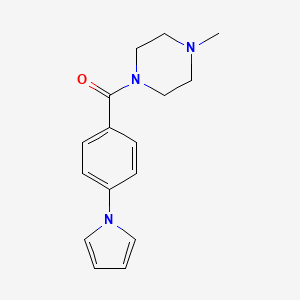 (4-methylpiperazino)[4-(1H-pyrrol-1-yl)phenyl]methanone