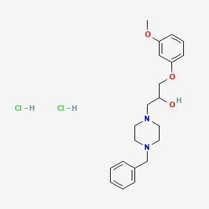 1-(4-benzylpiperazin-1-yl)-3-(3-methoxyphenoxy)propan-2-ol Dihydrochloride