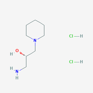 (2S)-1-amino-3-(piperidin-1-yl)propan-2-ol dihydrochloride