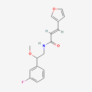 (E)-N-(2-(3-fluorophenyl)-2-methoxyethyl)-3-(furan-3-yl)acrylamide