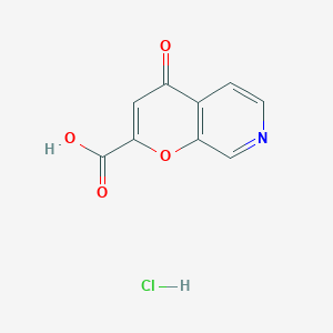 4-oxo-4H-pyrano[2,3-c]pyridine-2-carboxylic acid hydrochloride