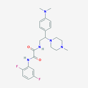 N1-(2,5-difluorophenyl)-N2-(2-(4-(dimethylamino)phenyl)-2-(4-methylpiperazin-1-yl)ethyl)oxalamide