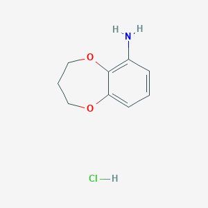 3,4-dihydro-2H-1,5-benzodioxepin-6-amine hydrochloride