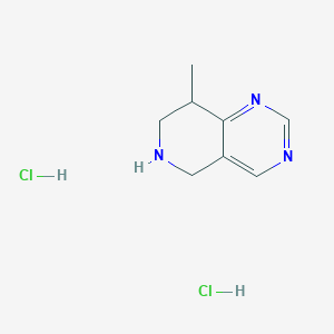 8-methyl-5H,6H,7H,8H-pyrido[4,3-d]pyrimidine dihydrochloride