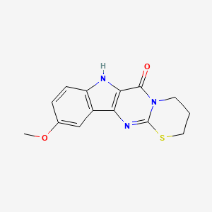 10-methoxy-3,4-dihydro-2H-[1,3]thiazino[3',2':1,2]pyrimido[5,4-b]indol-6(7H)-one