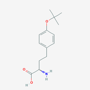 molecular formula C14H21NO3 B2666113 (S)-2-Amino-4-(4-tert-butoxyphenyl)butanoic acid CAS No. 1263046-58-7