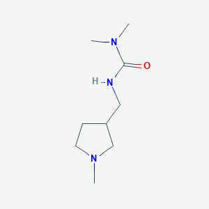 1,1-Dimethyl-3-[(1-methylpyrrolidin-3-yl)methyl]urea