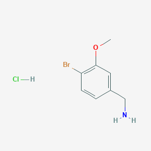 (4-Bromo-3-methoxyphenyl)methanamine hydrochloride