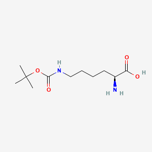 molecular formula C11H22N2O4 B2666199 H-Lys(Boc)-OH CAS No. 13734-28-6; 2418-95-3