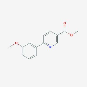 molecular formula C14H13NO3 B2666205 Methyl 6-(3-methoxyphenyl)nicotinate CAS No. 869985-47-7