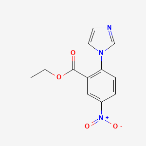 ethyl 2-(1H-imidazol-1-yl)-5-nitrobenzoate