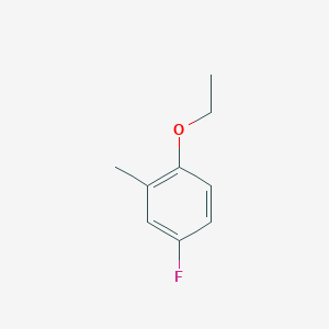molecular formula C9H11FO B2666491 1-Ethoxy-4-fluoro-2-methylbenzene CAS No. 1554472-93-3